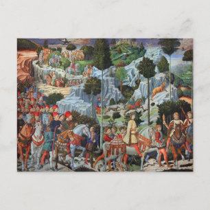 Benozzo Gozzoli - Jornada dos Magos Cartão Postal