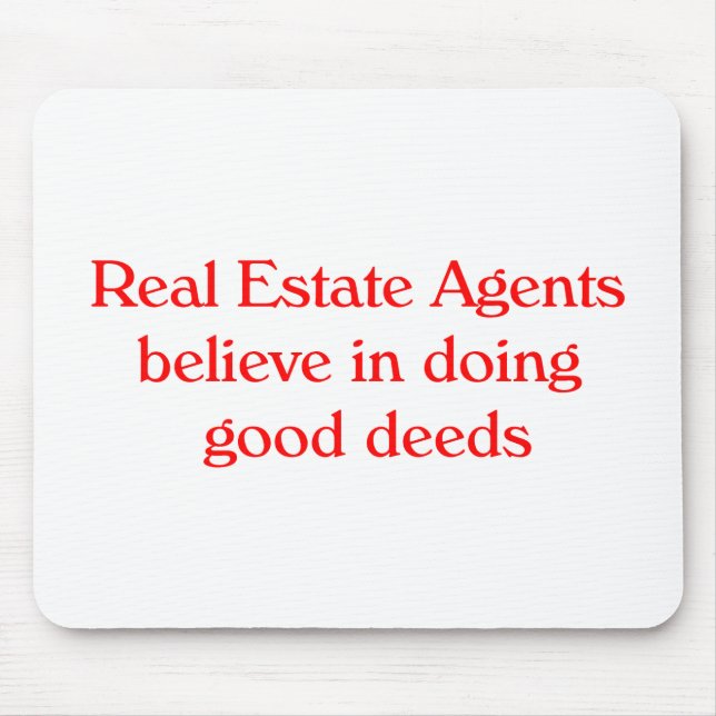 Bens imobiliários Mousepad (Frente)