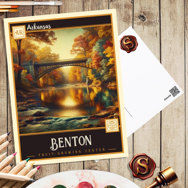 Benton, Arkansas | Cartão Postal Antigo (Criador carregado)