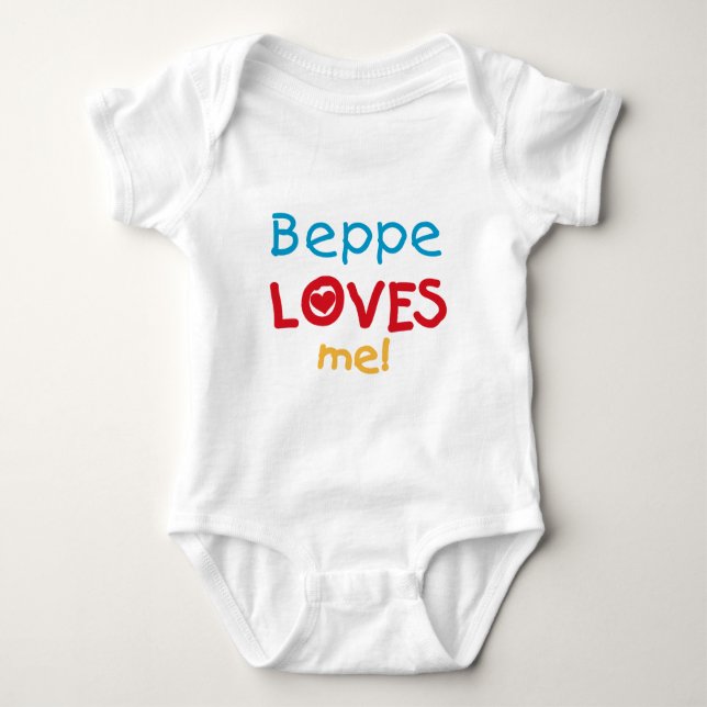 Beppe me ama T-shirts e presentes (Frente)