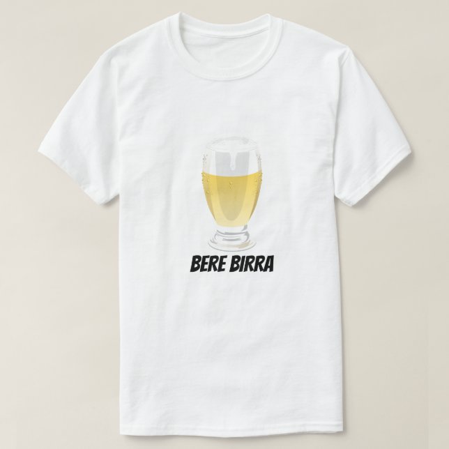 Bere birra | Beer T-Shirt (Frente do Design)