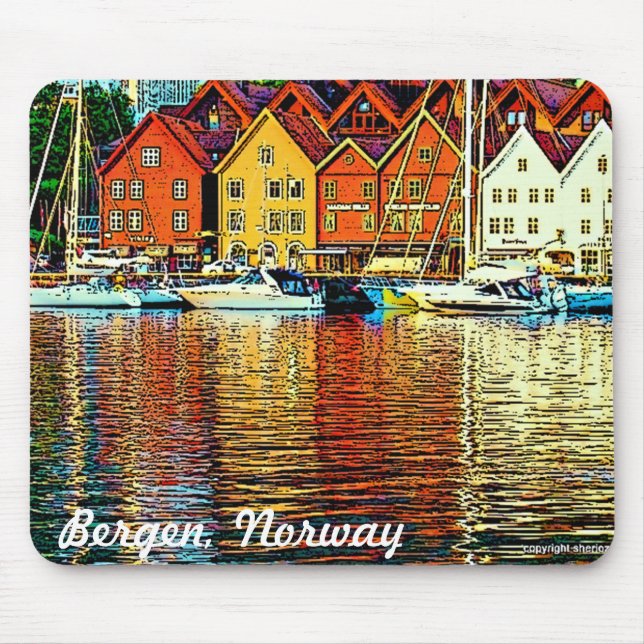 Bergen Norway Mousepad (Frente)