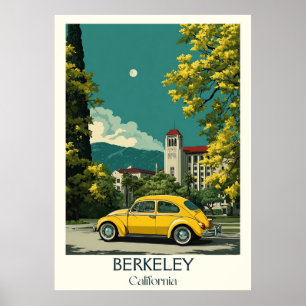 Berkeley California Art Impressão   Universidade R