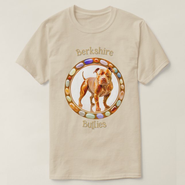 Berkshire Bullies Pit Bull 11 T-Shirt (Frente do Design)