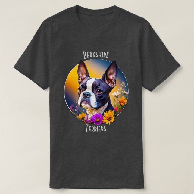 Berkshire Terriers 01 T-Shirt (Frente do Design)