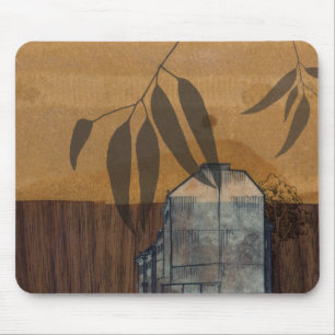 Berlim no mousepad de madeira
