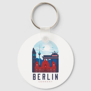 Berlin Alemanha - Chaveiro Skyline
