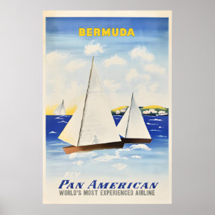 Bermuda - Impressões de Cartazes de Viagem Antigos