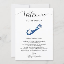 Bermudas Mapa Boas-vindas Carta Itinerária
