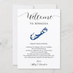 Bermudas Mapa Boas-vindas Carta Itinerária