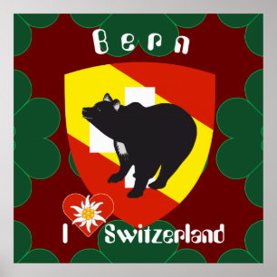 Berna, Berna, Berna, Bärn, Schweiz, Suisse, Poster