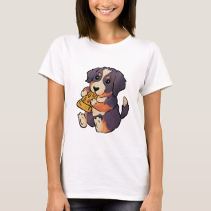 Bernese Mountain Dog Come Pizza T-Shirt
