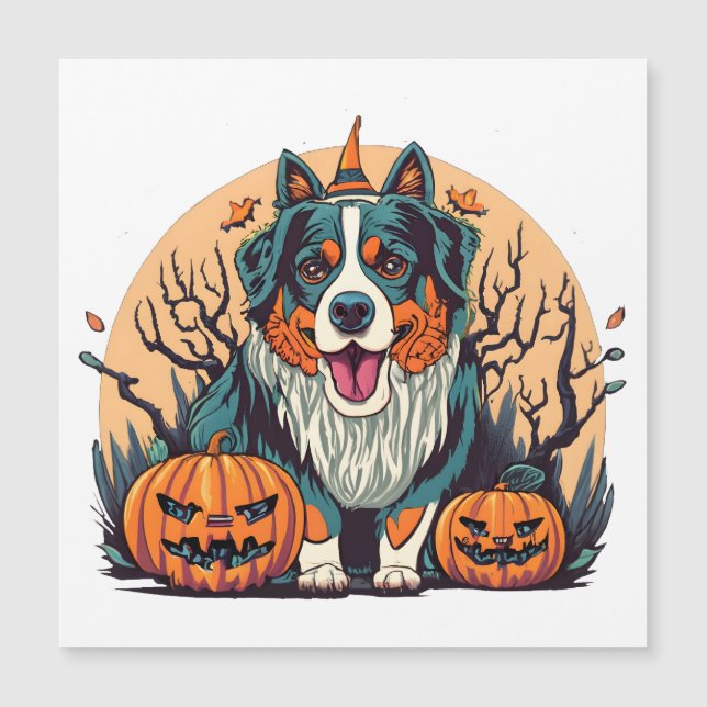 Bernese Mountain Dog Spooky Halloween (Frente)