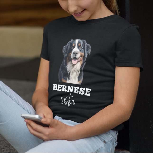 Bernese Mountain Dog T-Shirt for Girls (Criador carregado)