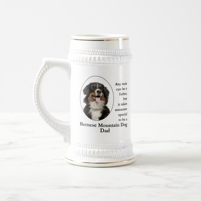 Bernese Mt. Cachorro Pai Caneca de cerveja (Esquerda)