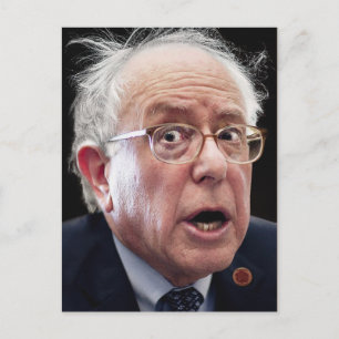 Bernie Sanders Face Cartão Postal