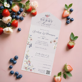 Berries e Flores Selvagens Chás de fraldas Berry S