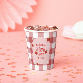 Berry First Birday Paper Cup