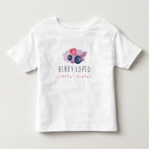 Berry Loved Little Sister Toddler T-shirt