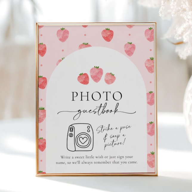 Berry Photo Guest Book Sign (Criador carregado)