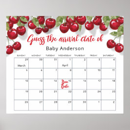 Berry Sweet Cherry adivinha o Poster de data de ve