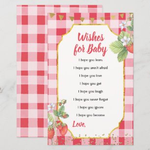 Berry Sweet Strawberry Summer quer um cartão de be