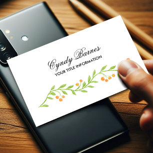 Berry Vine Cartão de visita