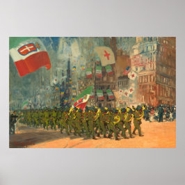 Bersaglieri - George Luks Fine Art Poster