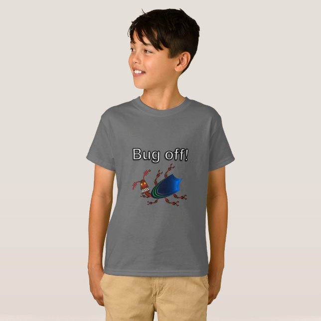 Besouro Feio - Camiseta Básica Infantil (Frente Completa)