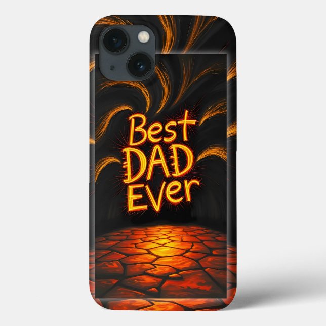 Best Dad Ever Celebration iPhone Case (Verso)