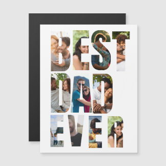 Best Dad Ever | Photo Collage Placeholder Template
