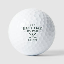 Best Day by Par Elegant Personalized Wedding