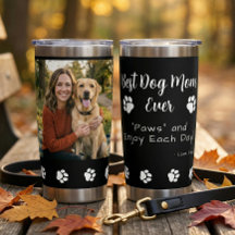 Best Dog Mom Paws Pet Black Photo Coffee
