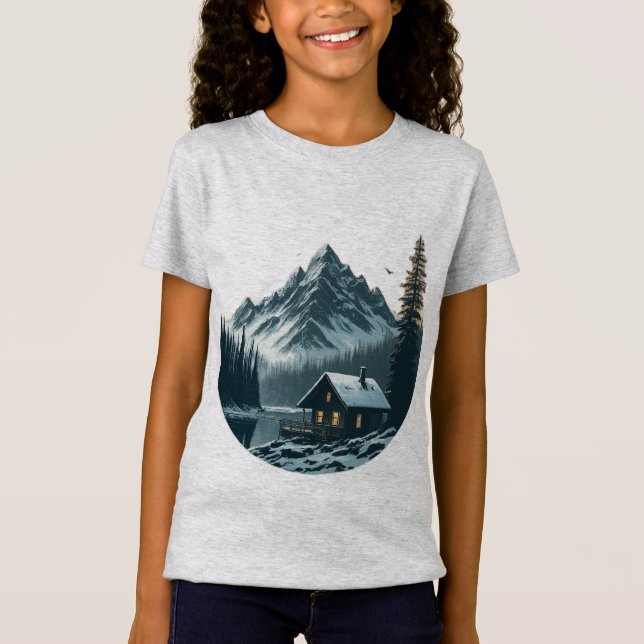 Best Mountainside Serenity T-shirts design 🤗9³ (Frente)