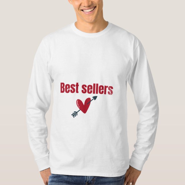 Best Sellers Valentine Heart Arrow T-Shirt (Frente)