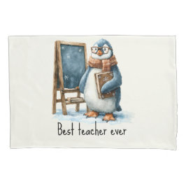 Best Teacher Ever Winter Penguin Design