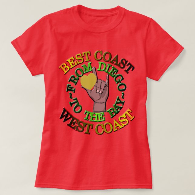 Best West Coco Luv T-Shirt (Frente do Design)