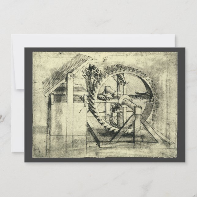 Besta de Armas de Leonardo da Vinci Impulsionada p (Frente)