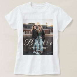 Bestie Collage T-Shirt – Names & Year Custom Tee