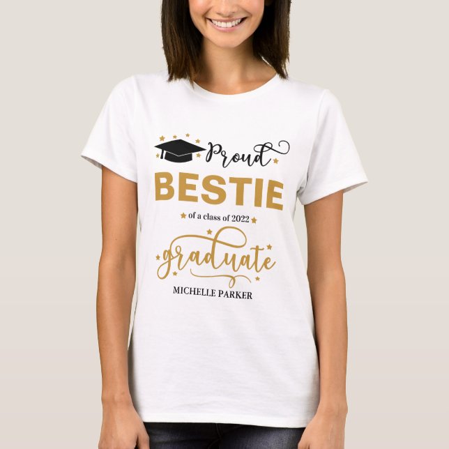 Bestie Orgulhosa de Camisas de Graduação da Famíli (Frente)
