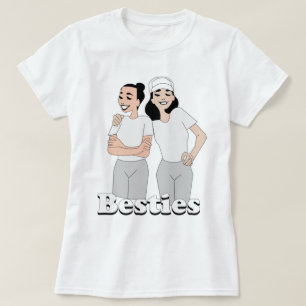 Bestie T-shirt (para a variante #1 das raparigas)