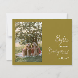 Bestie Torna-Se Foto Da Proposta Da Bridesmaid