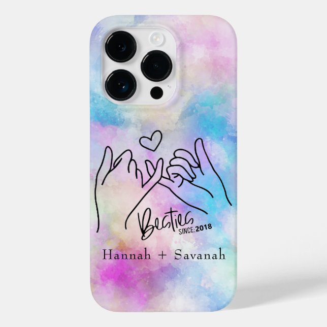 Besties Correspondentes Iphone 14 Pro Case (Verso)