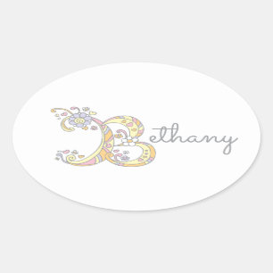 Bethany ou seu nome começando com a etiqueta B