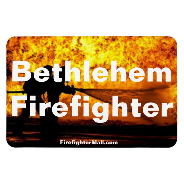 Bethlehem Bombeiro Chama íman flexível (Horizontal)