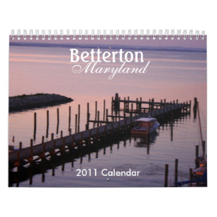 Betterton, calendário de Maryland 2011