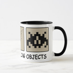 Beware da caneca de queda do vidro de objetos