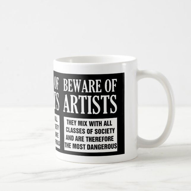 Beware da caneca dos artistas (Direita)