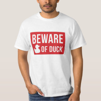 Beware do t-shirt do pato