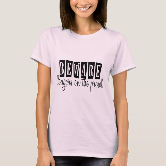 Beware pumas na camisa do Prowl (Frente)